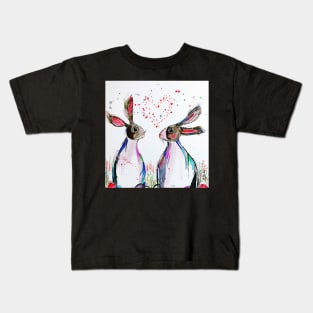 Bunnies in love. Kids T-Shirt